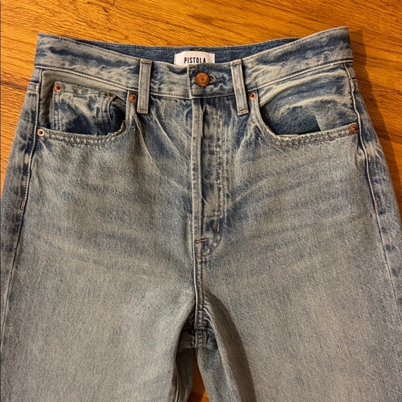 Pistola Cassie Super High Rise Straight Leg Jean - Picture 9 of 15